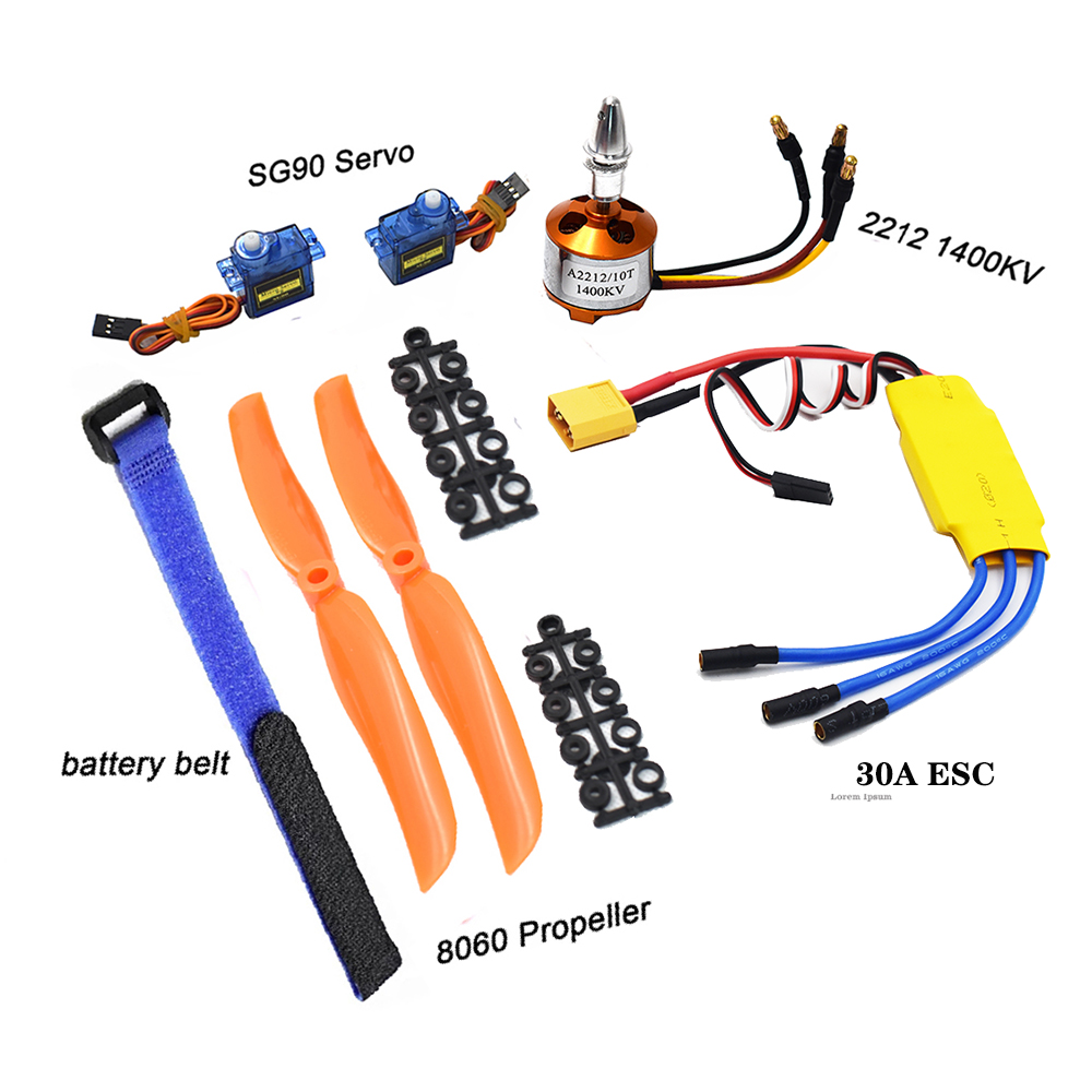 Servo Sg90 - A2212 2212 1400KV มอเตอร์ไร้แปรง 30A ESC