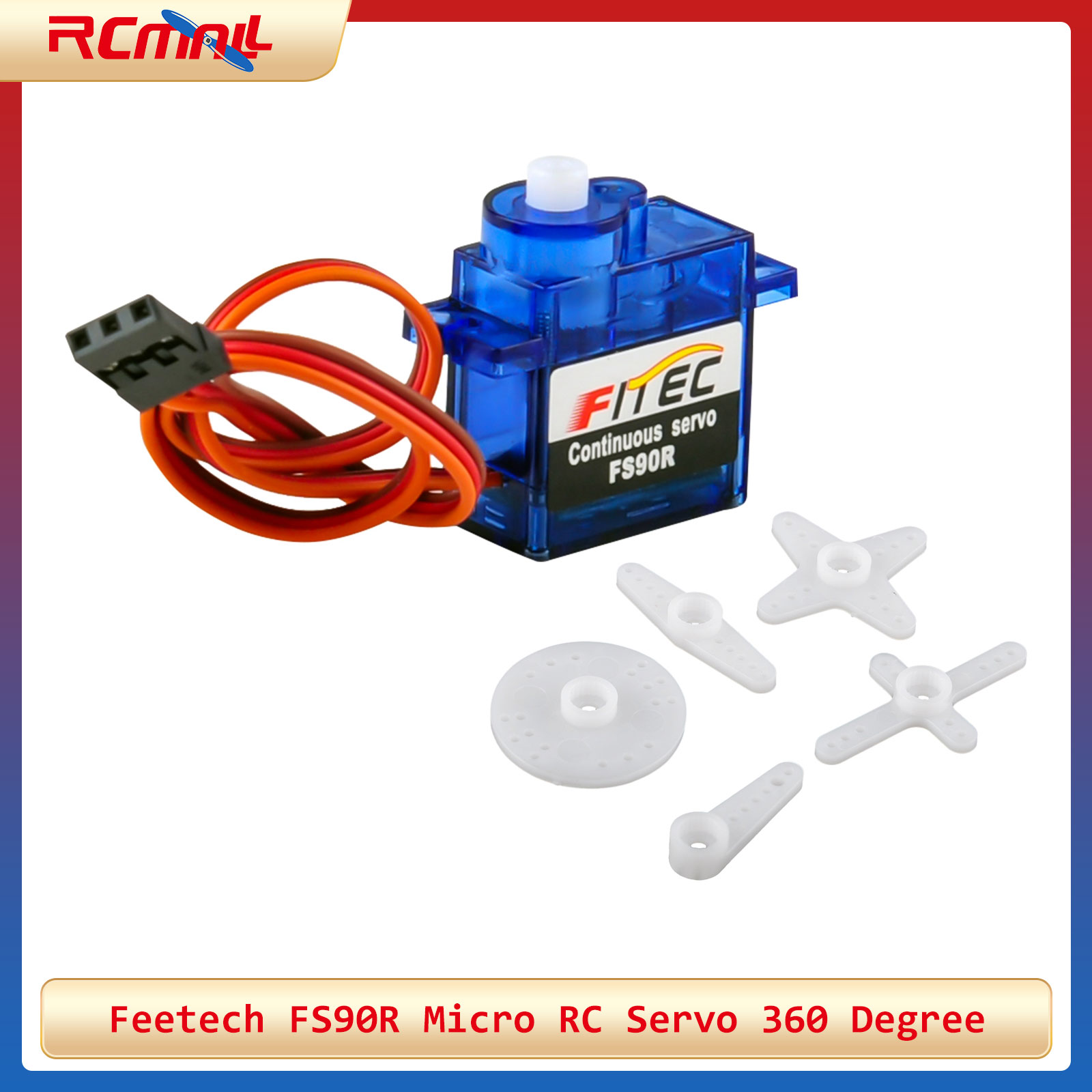 Microbit - เฟเทค FS90R ไมโคร RC เซอร์โว 360