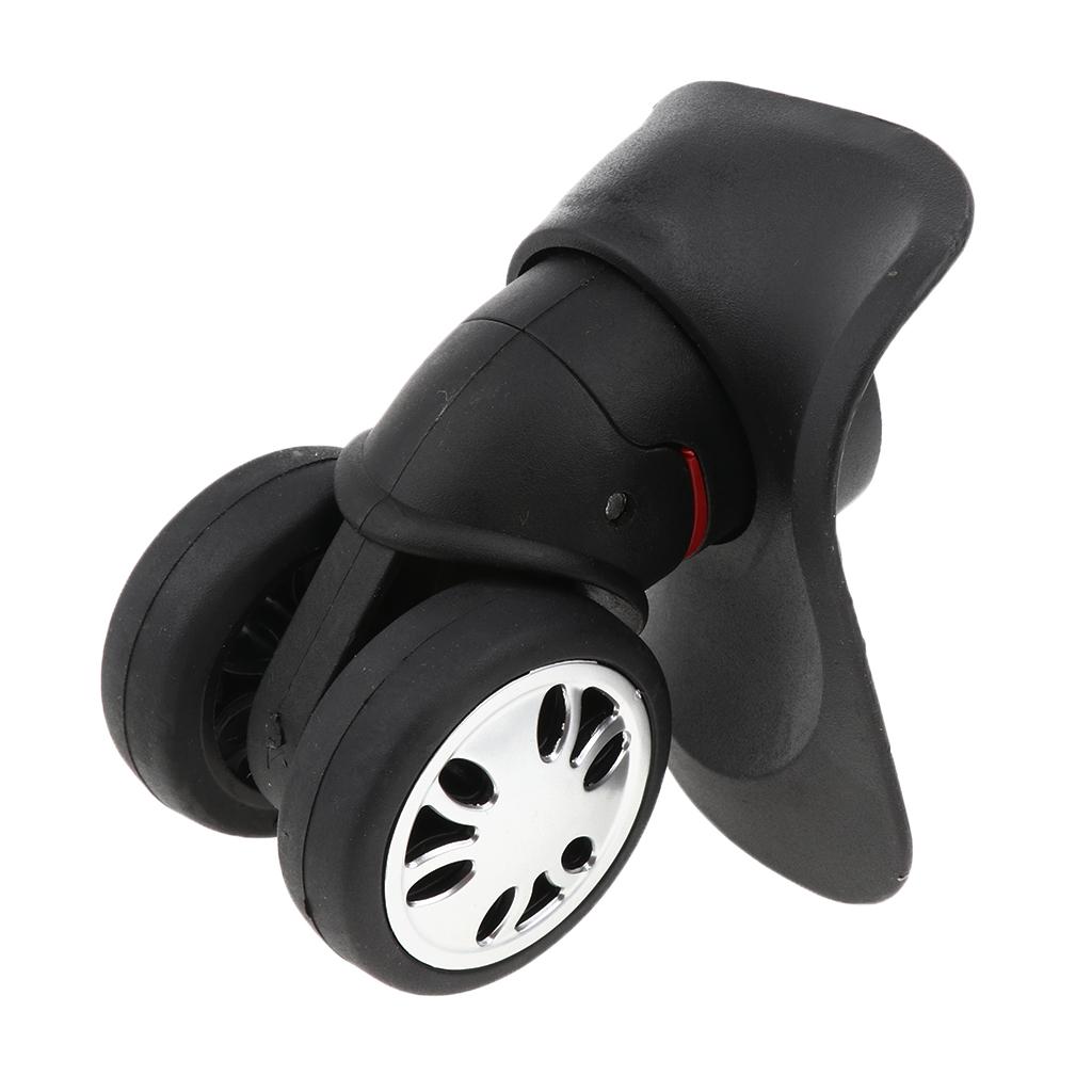 Caster Wheel - ล้อกระเป๋าเดินทาง PVC ล้ออะไหล่สำหรับกระเป๋าเดินทางทุกประเภท ติดตั้งและซ่อมแซมได้ง่าย พร้อมขาตั้งพับได้