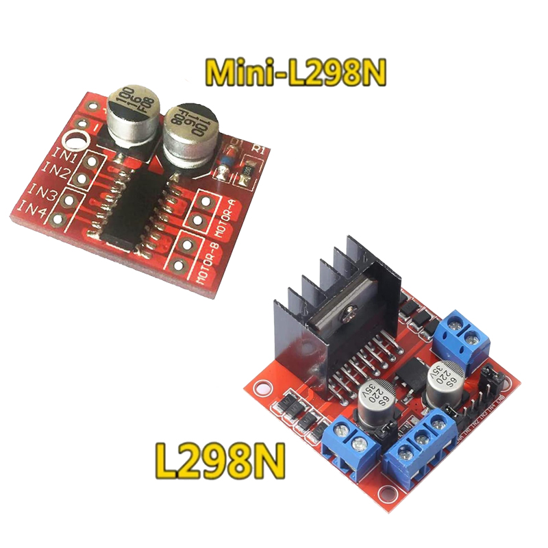 L298N Module - L298N โมดูลบอร์ด L298N stepper มอเตอร์สมาร์ทรถหุ่นยนต์ breadboard