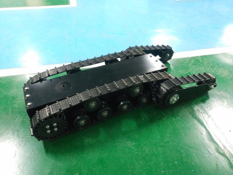 Tracked Robot Chassis - แชสซีสายพานยางสำหรับขาย หุ่นยนต์สายพานยางแบบมีแขนหมุน/รถตีนตะขาบยาง/เครื่องเป่าหิมะ/รถเคลื่อนบนหิมะ/รถอเนกประสงค์
