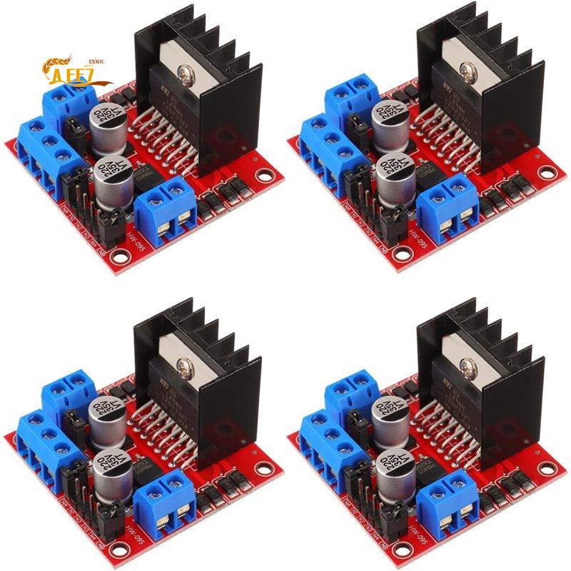 L298N Module - AEE7-4 ชุด 4 ชิ้น บอร์ดควบคุมมอเตอร์ L298N