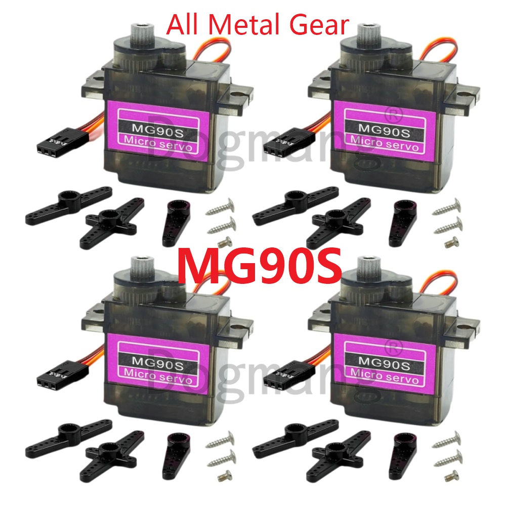 Sg90 Servo - MG90S Servo 1/2/4/10/20/50 Pcs เกียร์โลหะทั้งหมด 9g