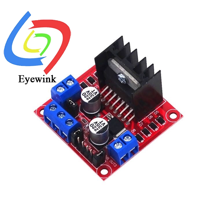 L298N Module - L298N บอร์ดควบคุมมอเตอร์สเต็ปเปอร์ โมดูลสะพาน H คู่ สำหรับรถสมาร์ท