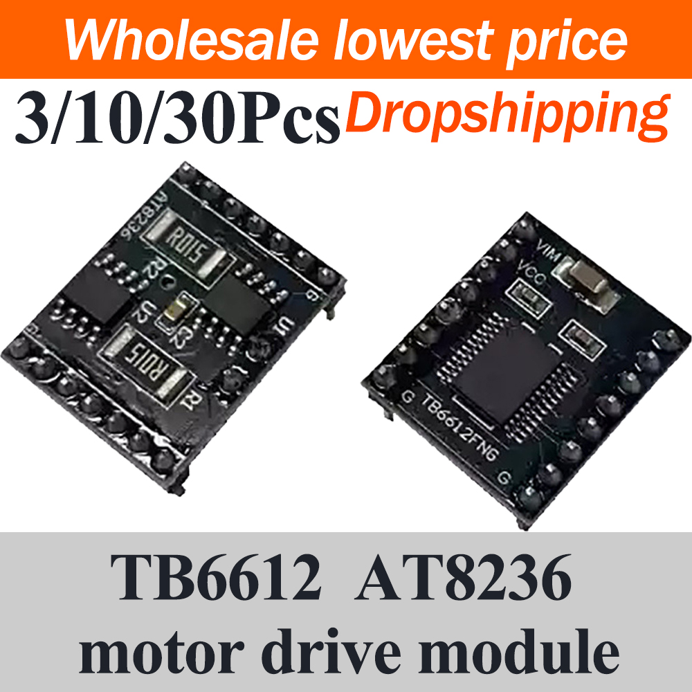 L298N Module - 3/10/30 ชิ้น โมดูลควบคุมมอเตอร์ TB6612 AT8236 ตัวควบคุมมอเตอร์