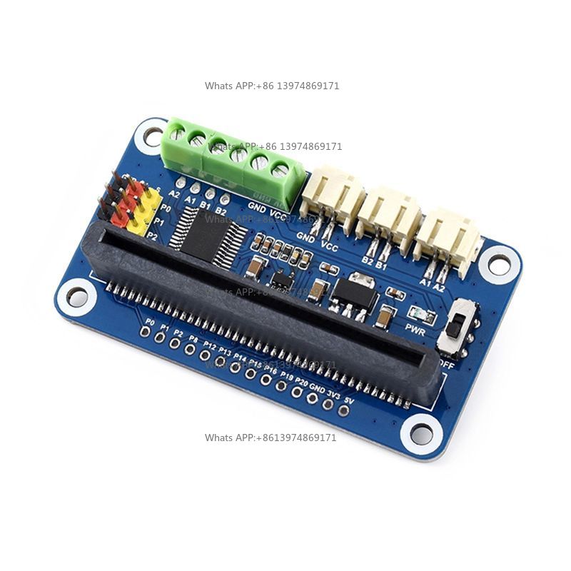 Microbit - สำหรับบอร์ดควบคุมมอเตอร์ Micro Bit แบบสองช่องสัญญาณ สำหรับมอเตอร์กระแสตรง ใช้ในโครงการหุ่นยนต์