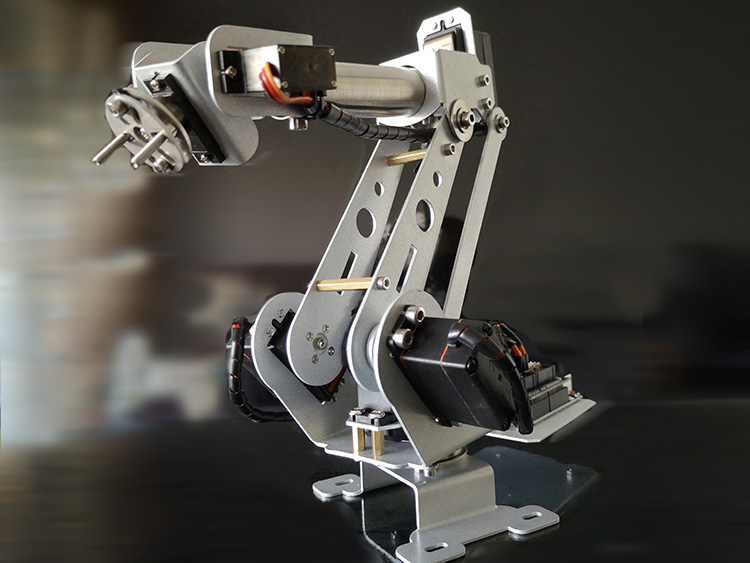 แขนหุ่นยนต์ 6 แกน ทำจากสแตนเลส - Robot Arm Kit บทวิจารณ์และราคา