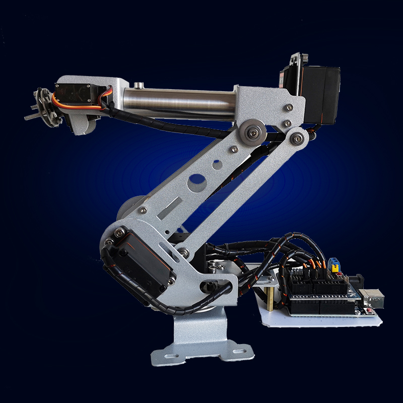 แขนหุ่นยนต์ 6 แกน ทำจากสแตนเลส - Robot Arm Kit บทวิจารณ์และราคา