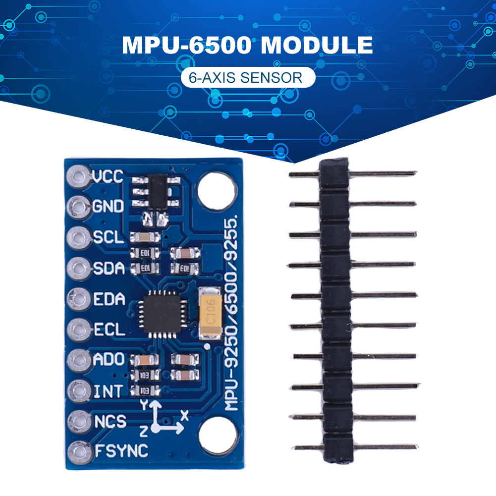 MPU6500เครื่องวัดความเร่งของไจ - Accelerometer Mpu6050 บทวิจารณ์และราคา