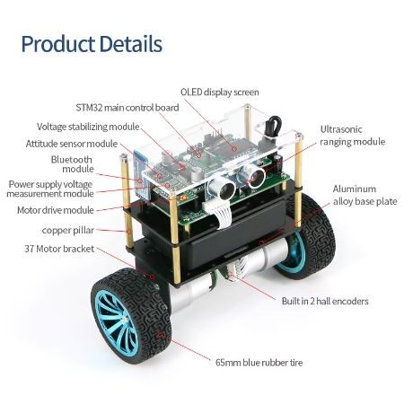 WHEELTEC STM32 สองล้อ Balancin - Stm32 Robot บทวิจารณ์และราคา