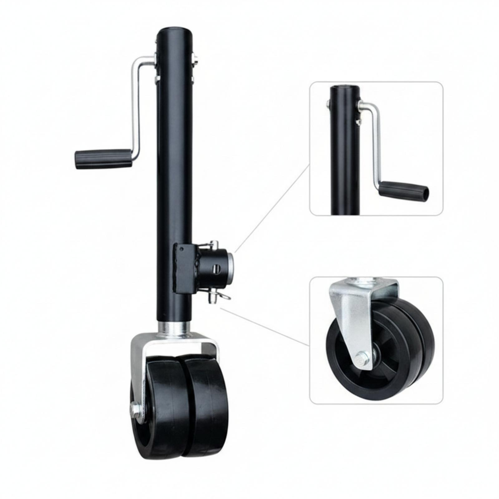 ขาตั้งรถพ่วงแบบหมุนพร้อมล้อคู่ - Caster Wheel บทวิจารณ์และราคา
