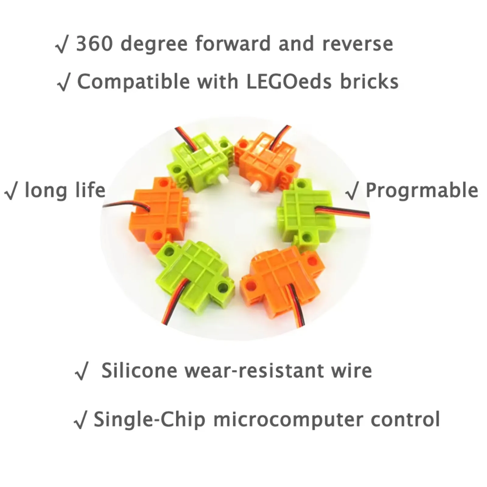 เซอร์โว Geekservo 4 ชิ้น หมุนต - Microbit Robot บทวิจารณ์และราคา