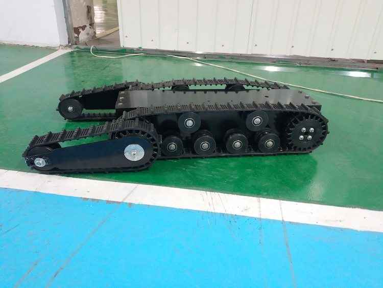 แชสซีสายพานยางสำหรับขาย หุ่นยน - Tracked Robot Chassis บทวิจารณ์และราคา