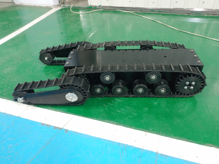แชสซีสายพานยางสำหรับขาย หุ่นยน - Tracked Robot Chassis บทวิจารณ์และราคา