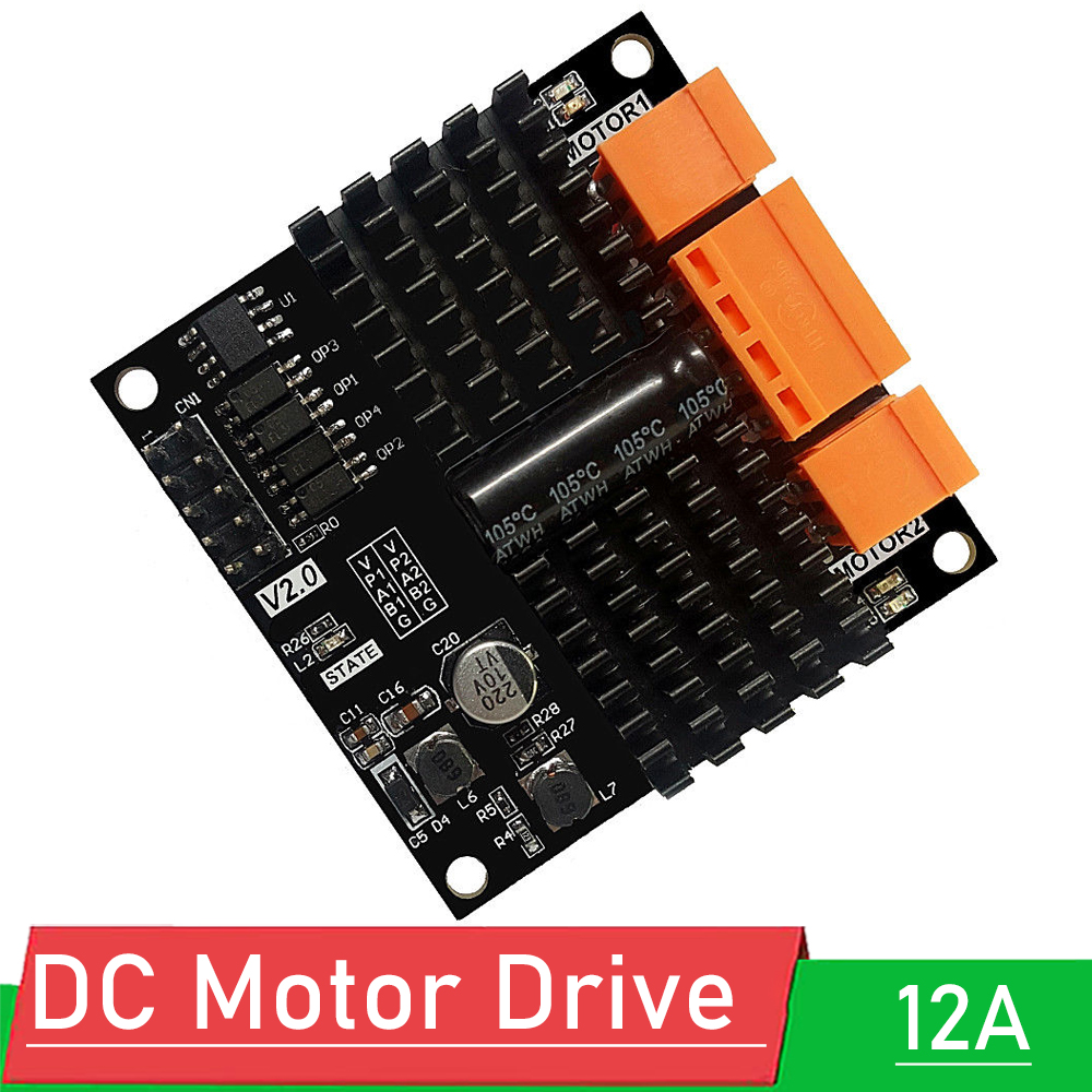12V 24V 12A โมดูลขับเคลื่อนมอเ - L298N Module บทวิจารณ์และราคา