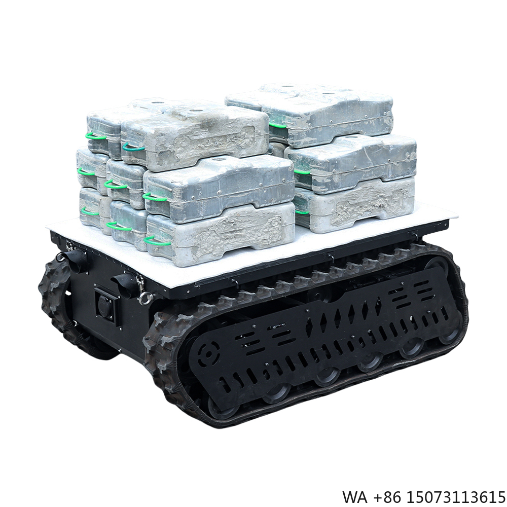 แชสซีหุ่นยนต์ตีนตะขาบ RC รับน้ - Tracked Robot Chassis บทวิจารณ์และราคา