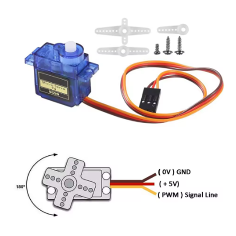 1-10PCS SG90 9G Micro Digital  - Sg90 Servo บทวิจารณ์และราคา