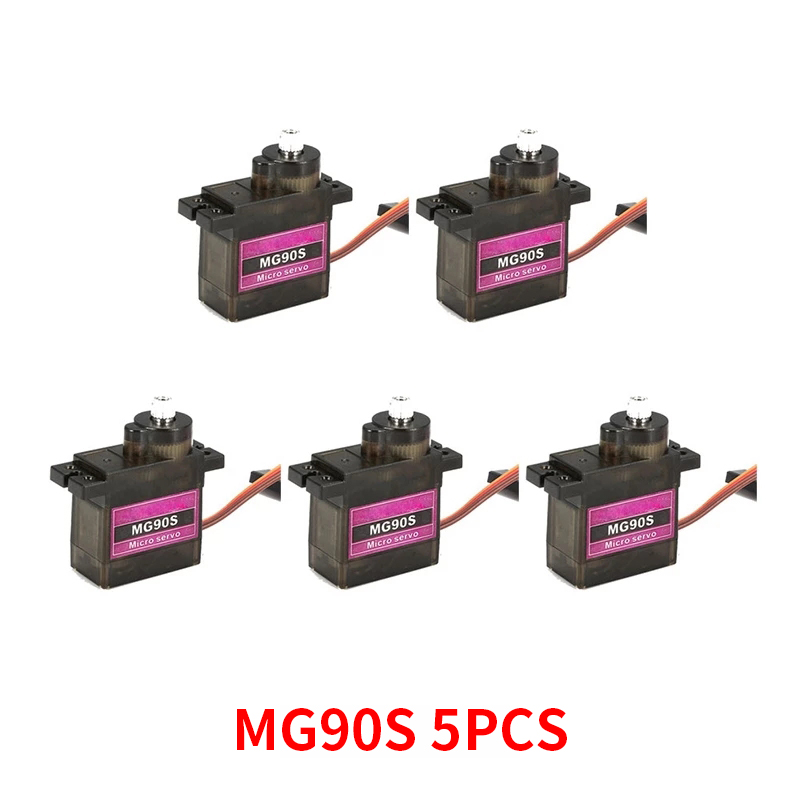 4/5/10/20PCS MG90S เกียร์โลหะ  - Servo Sg90 บทวิจารณ์และราคา