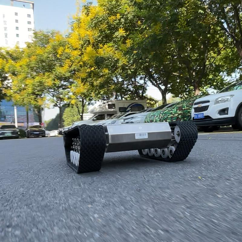 แพลตฟอร์มแชสซีหุ่นยนต์ตีนตะขาบ - Tracked Robot Chassis บทวิจารณ์และราคา