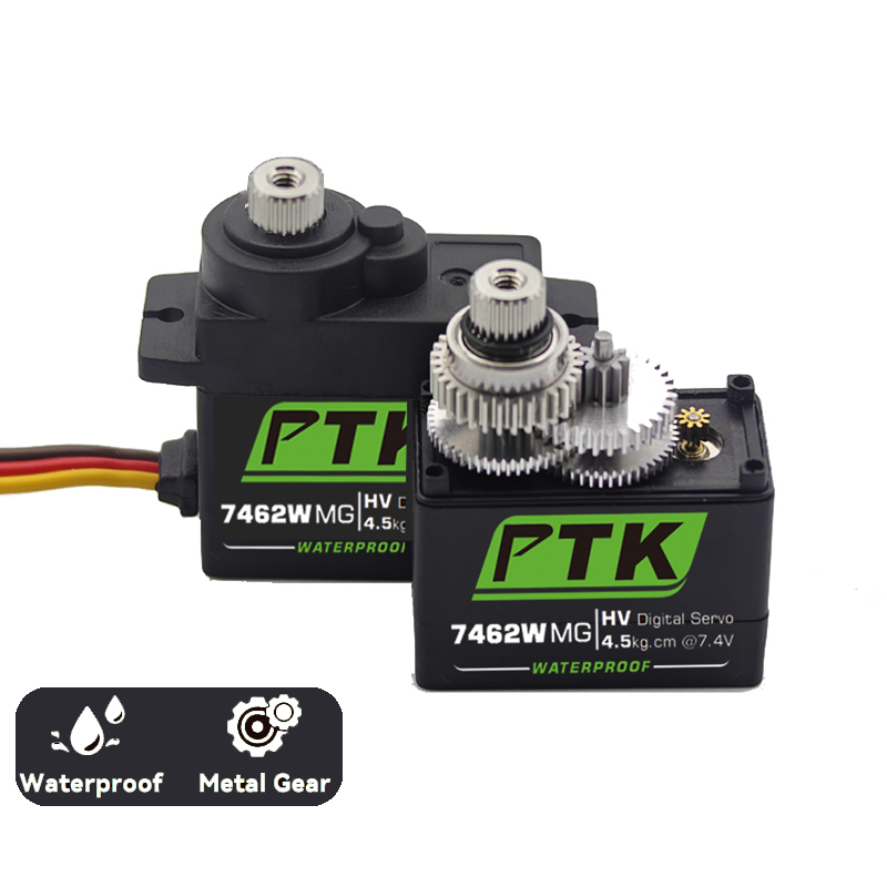 PTK 7462W MG เกียร์โลหะ 9g mic - Sg90 Servo บทวิจารณ์และราคา