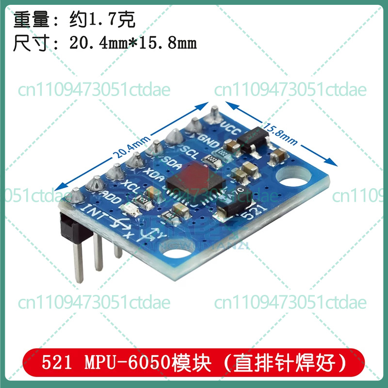 5-25 ชิ้นสำหรับ GY-521 MPU6050 - Accelerometer Mpu6050 บทวิจารณ์และราคา