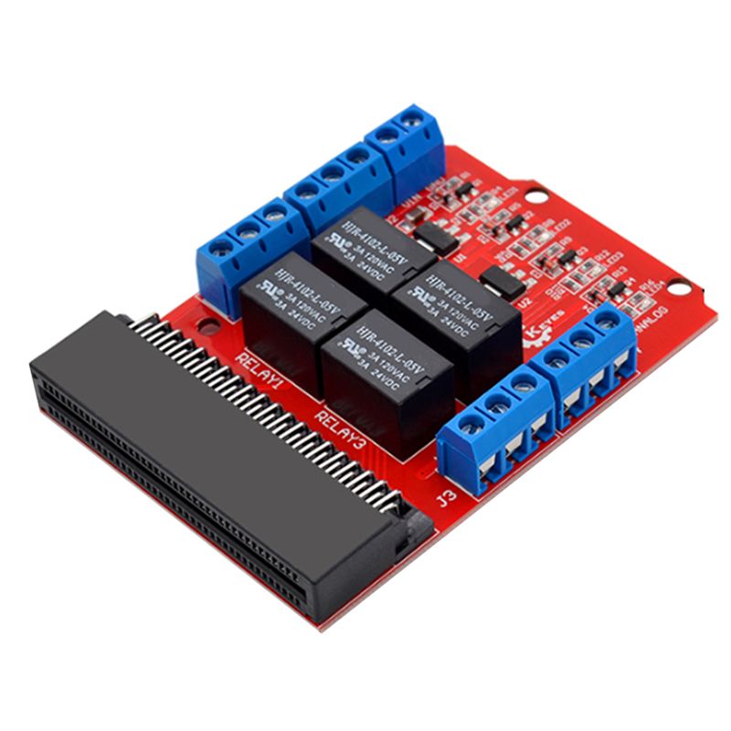 โมดูลรีเลย์ 4 ช่อง A64I Microb - Microbit บทวิจารณ์และราคา