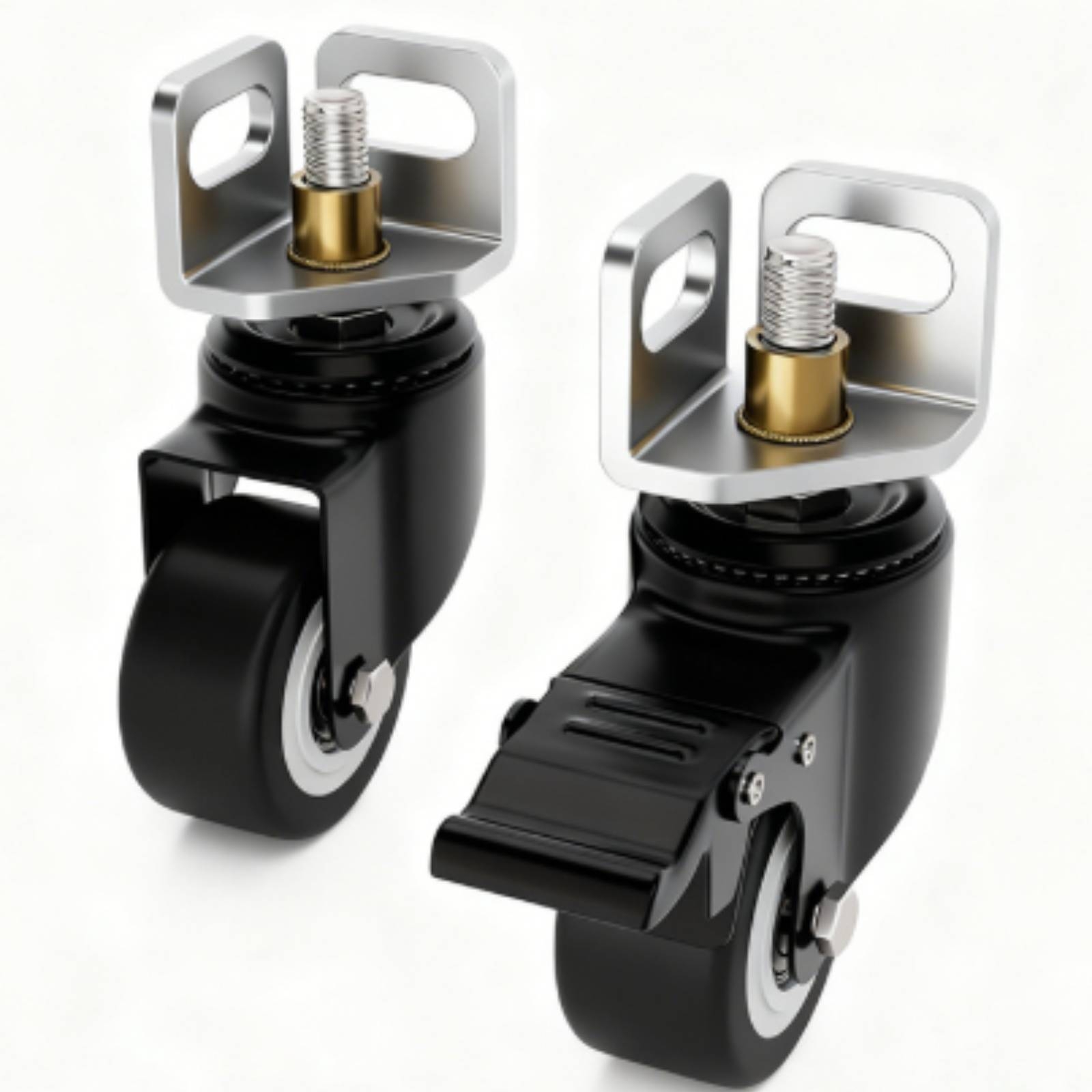 ล้อเหล็ก 4 ชิ้น พร้อมขายึดป้อง - Caster Wheel บทวิจารณ์และราคา