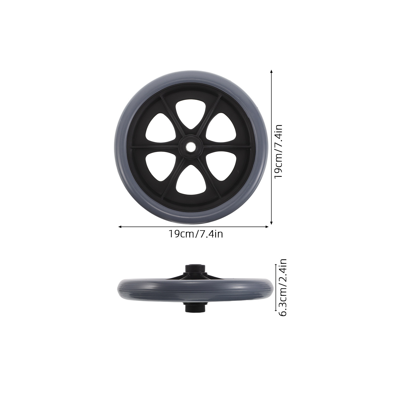 2 ชิ้น ล้อหน้ารถเข็นอเนกประสงค - Caster Wheel บทวิจารณ์และราคา