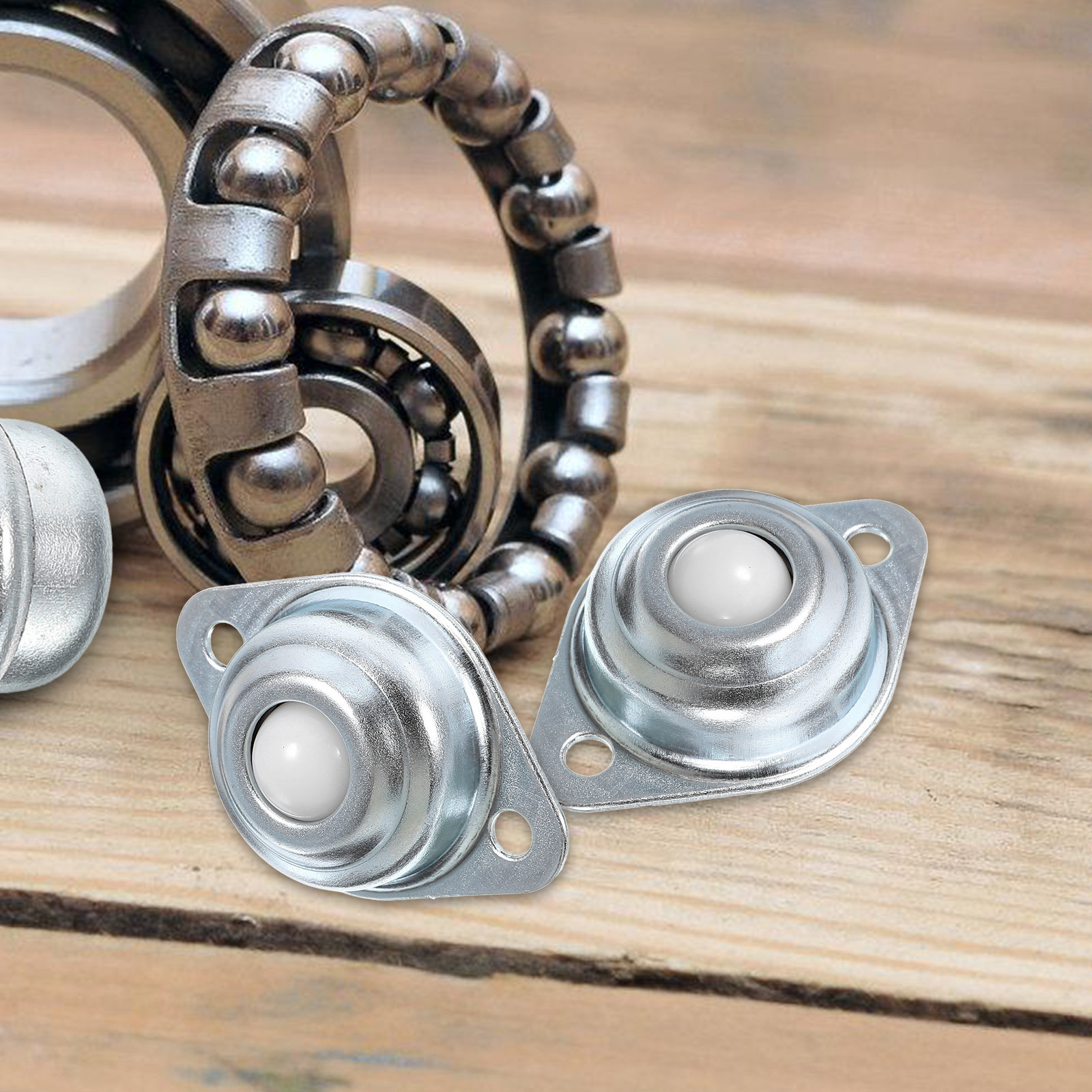 ลูกล้อไนลอน 12 ชิ้น พร้อมลูกปื - Caster Wheel บทวิจารณ์และราคา