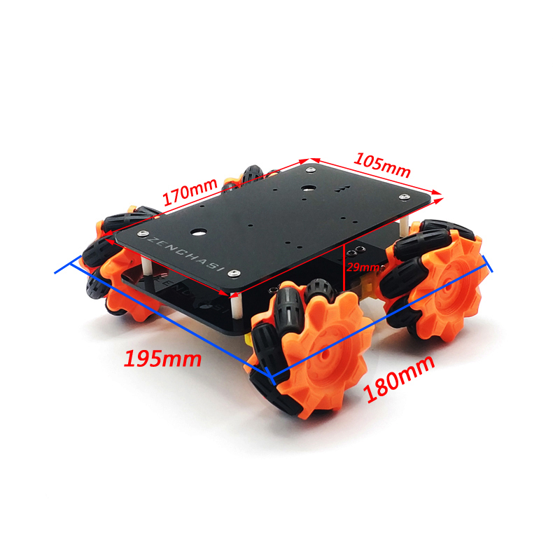 อัพเกรดใหม่ Mecanum ล้อ Omni-D - Tracked Robot Chassis บทวิจารณ์และราคา
